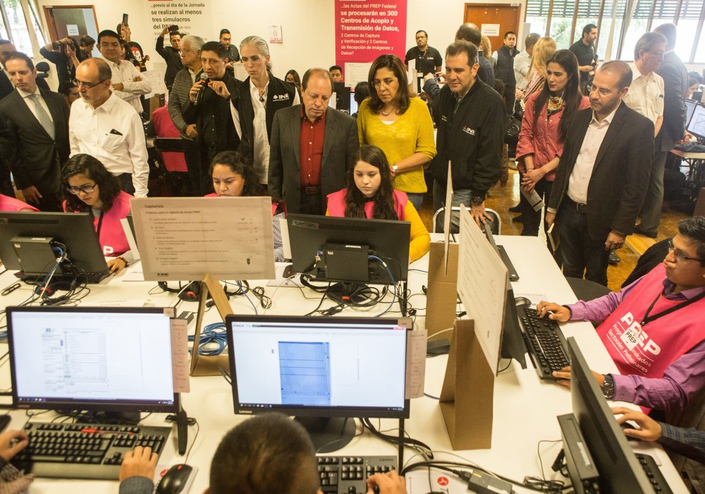 El INE asegura que a partir de las 20 horas comenzarán a dar resultados