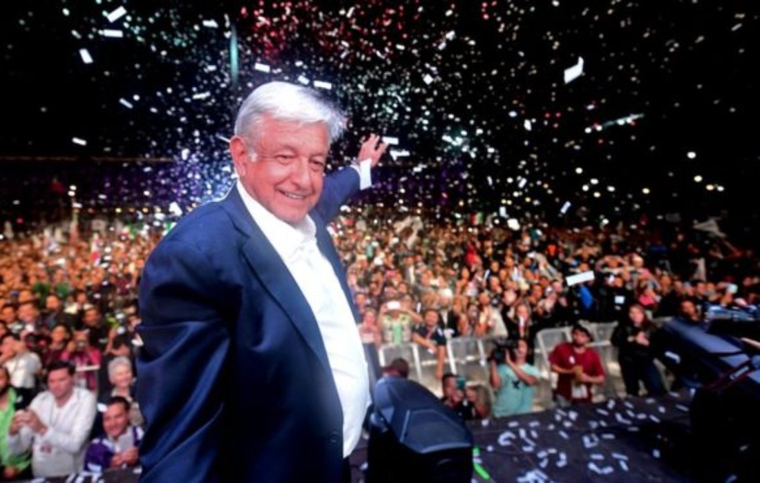 López Obrador gana las elecciones con más del 50 por ciento de los votos