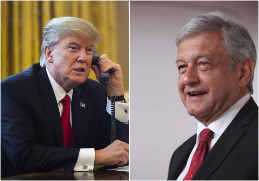 AMLO recibió llamada de Donald Trump