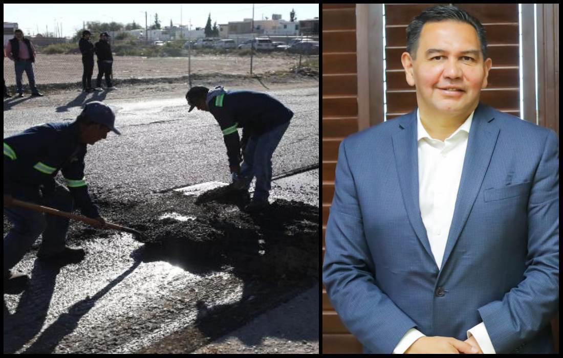 Da Cruz Pérez banderazo de arranque a obras de pavimentación